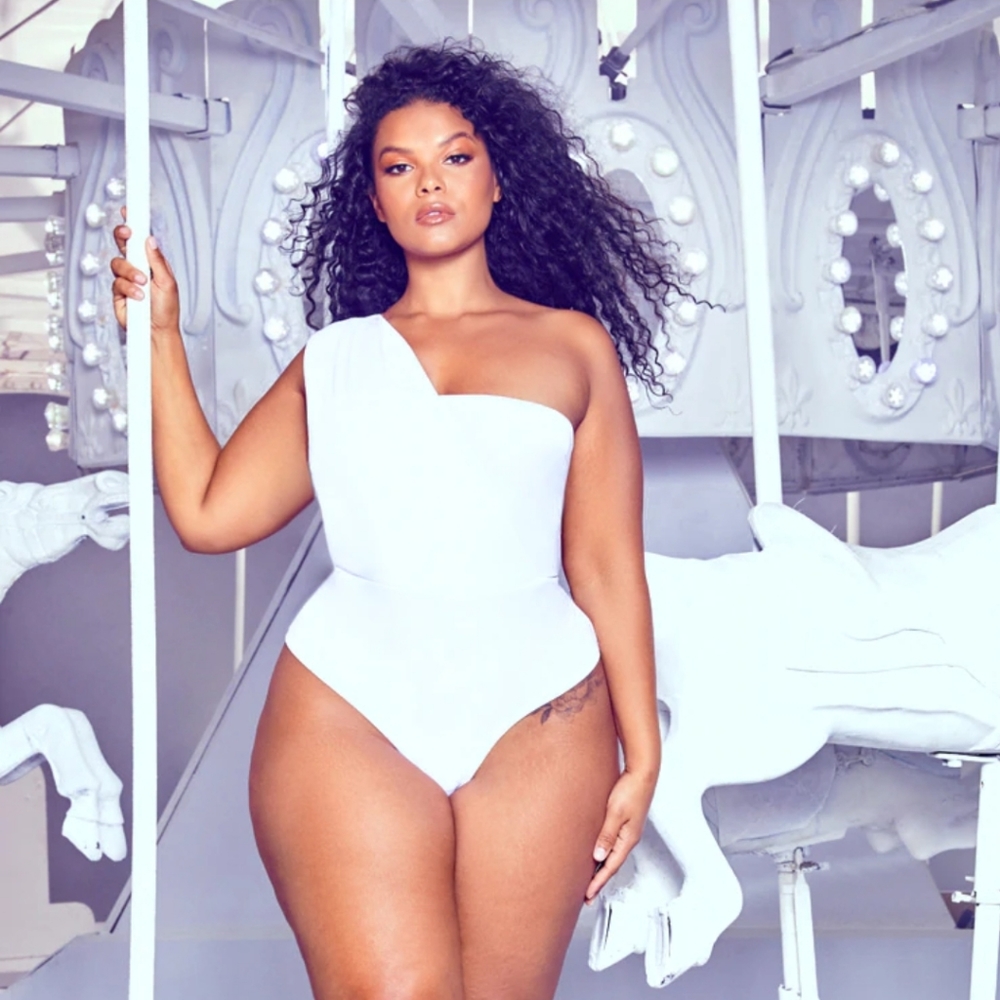 One Shoulder Bodysuit (PLT/Jennifer Lopez)